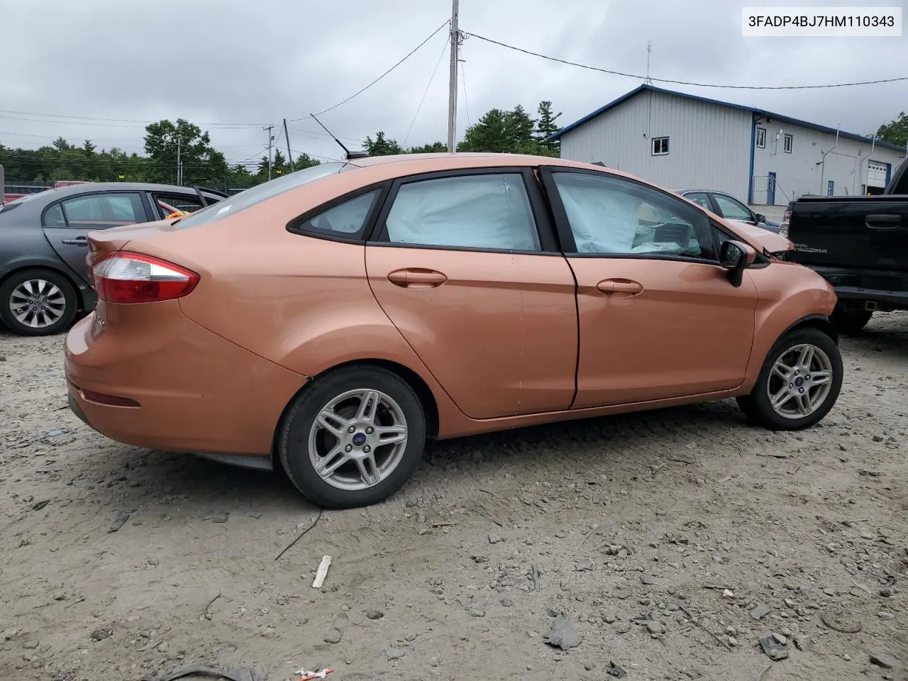 2017 Ford Fiesta Se VIN: 3FADP4BJ7HM110343 Lot: 70387264