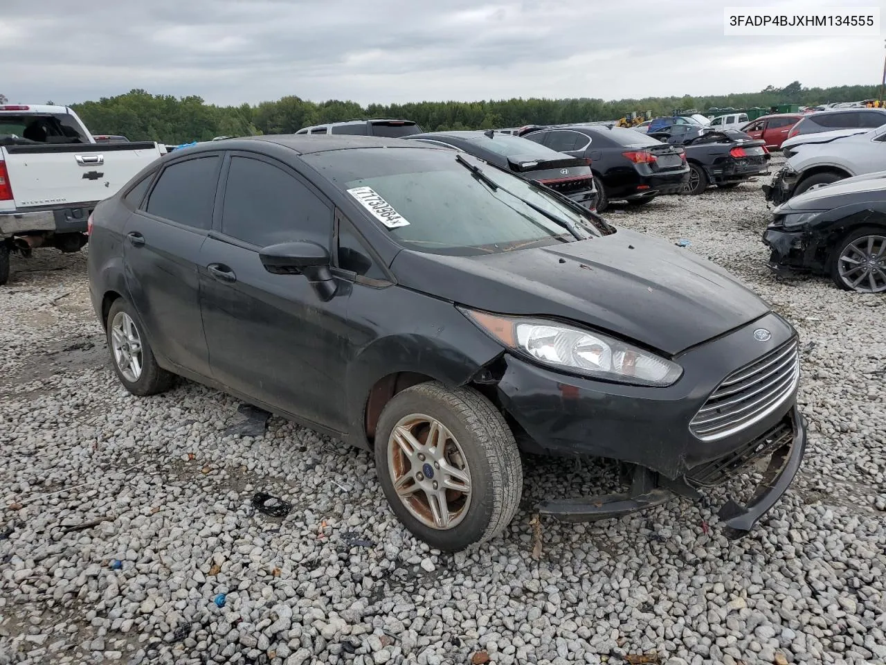 2017 Ford Fiesta Se VIN: 3FADP4BJXHM134555 Lot: 71730984