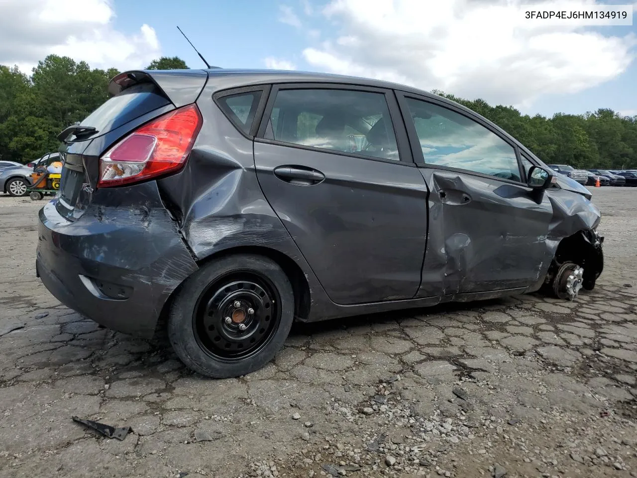 2017 Ford Fiesta Se VIN: 3FADP4EJ6HM134919 Lot: 71797714