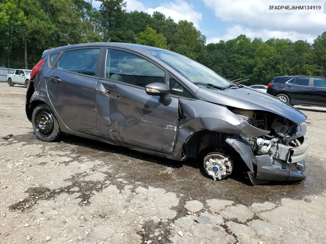 2017 Ford Fiesta Se VIN: 3FADP4EJ6HM134919 Lot: 71797714