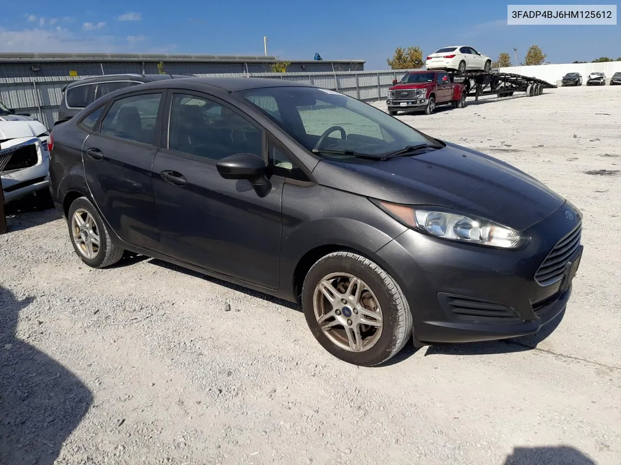 2017 Ford Fiesta Se VIN: 3FADP4BJ6HM125612 Lot: 72181514