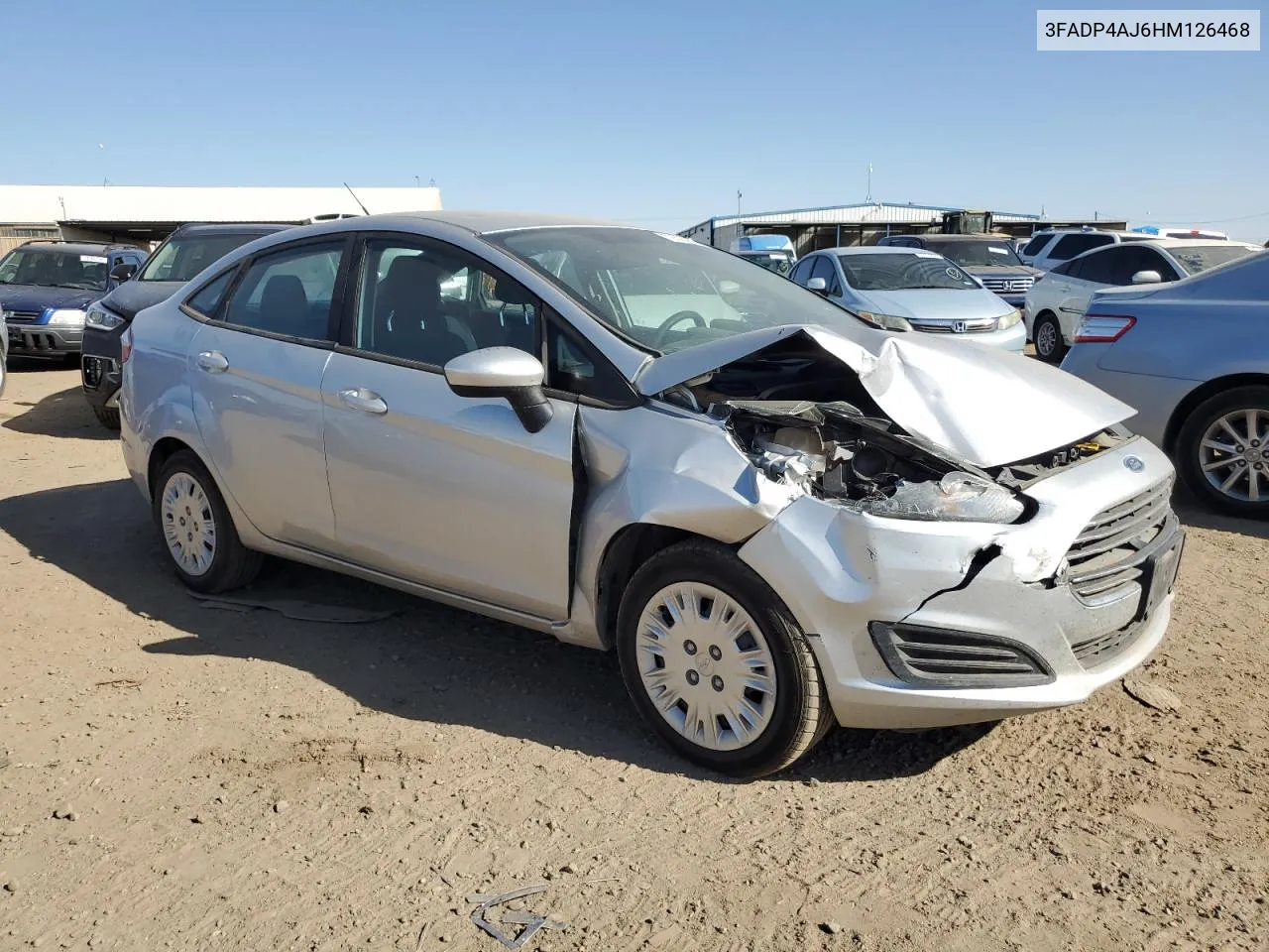 2017 Ford Fiesta S VIN: 3FADP4AJ6HM126468 Lot: 72535254