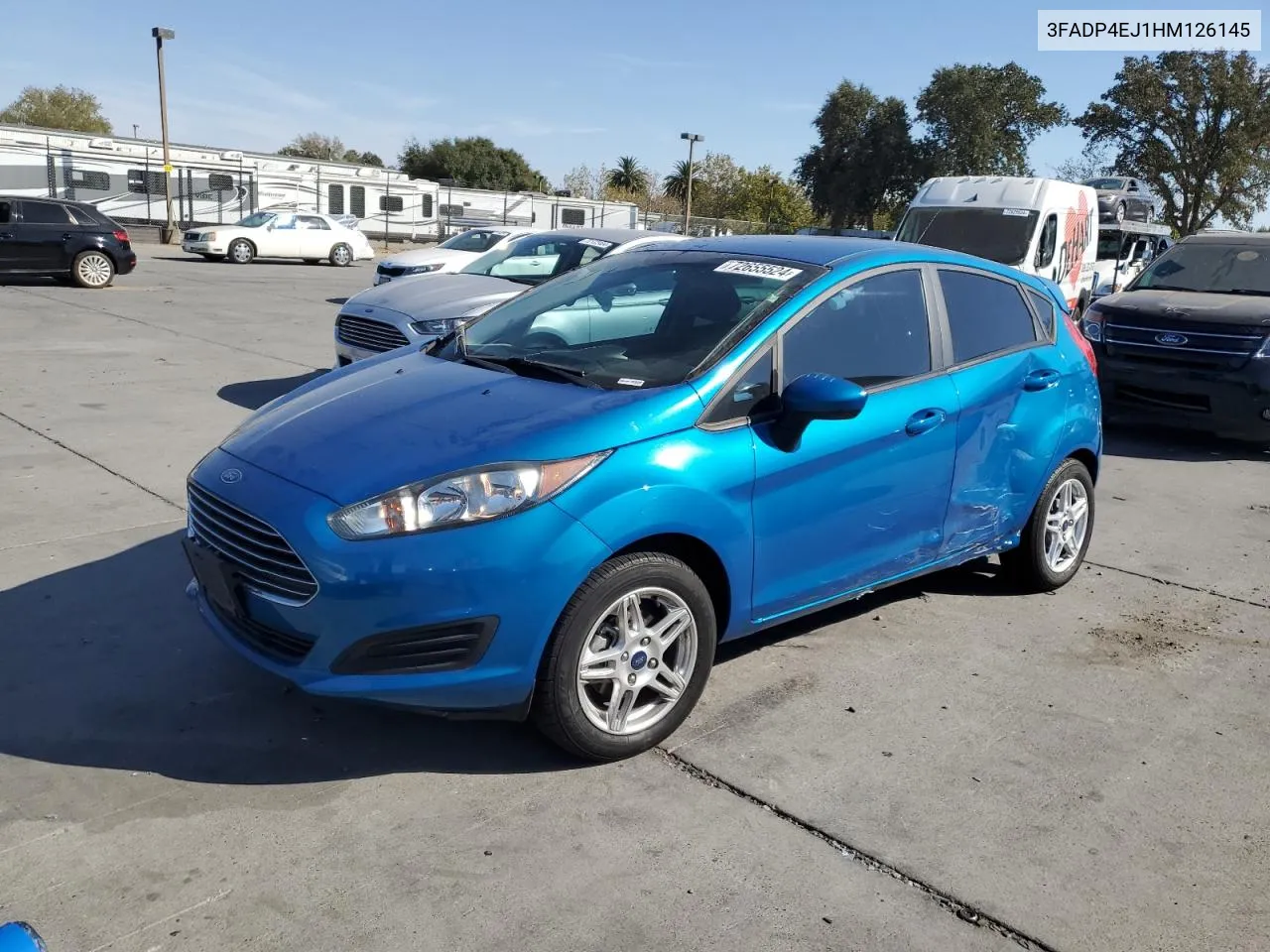 2017 Ford Fiesta Se VIN: 3FADP4EJ1HM126145 Lot: 72655524