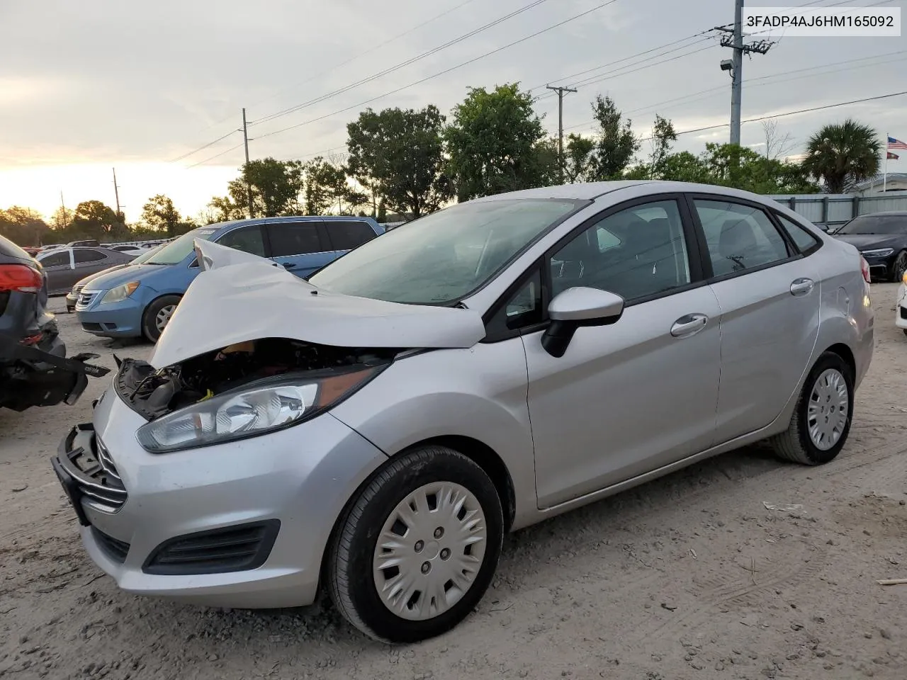 2017 Ford Fiesta S VIN: 3FADP4AJ6HM165092 Lot: 72943774