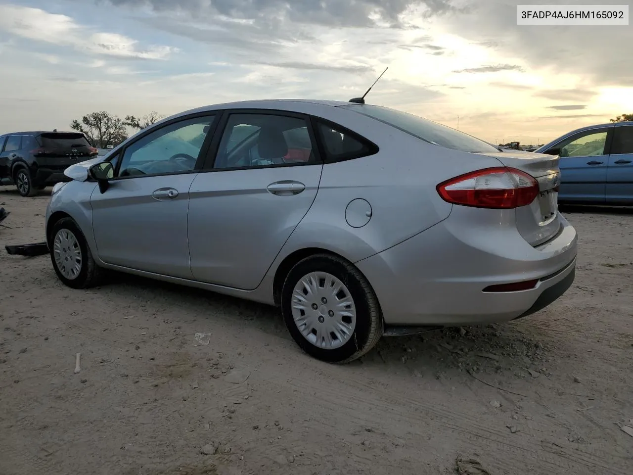 2017 Ford Fiesta S VIN: 3FADP4AJ6HM165092 Lot: 72943774