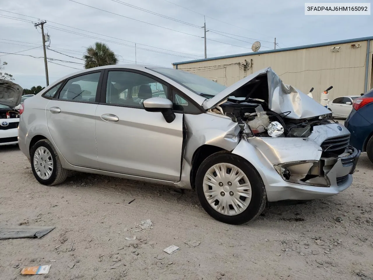 2017 Ford Fiesta S VIN: 3FADP4AJ6HM165092 Lot: 72943774