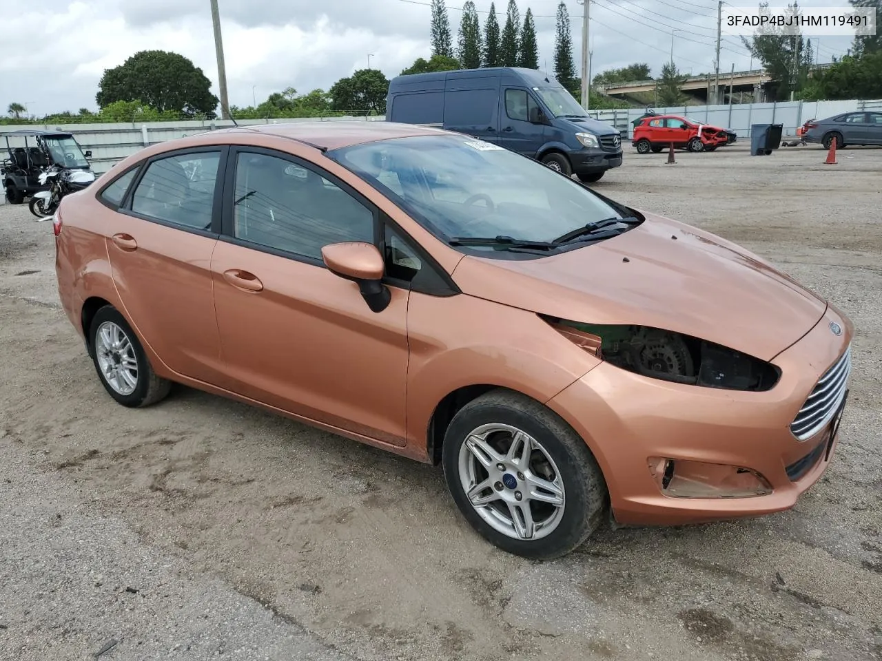 3FADP4BJ1HM119491 2017 Ford Fiesta Se