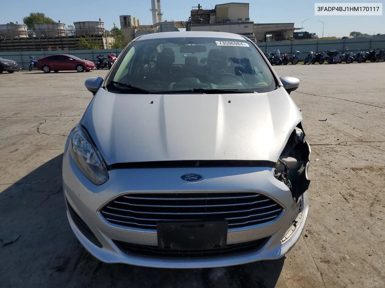 2017 Ford Fiesta Se VIN: 3FADP4BJ1HM170117 Lot: 73596984