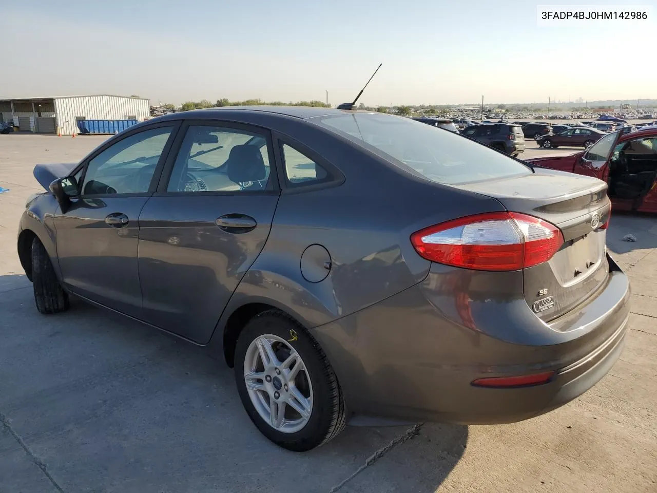 2017 Ford Fiesta Se VIN: 3FADP4BJ0HM142986 Lot: 74678164