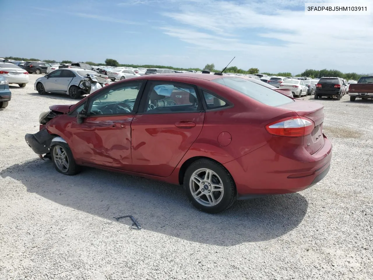 2017 Ford Fiesta Se VIN: 3FADP4BJ5HM103911 Lot: 74893924