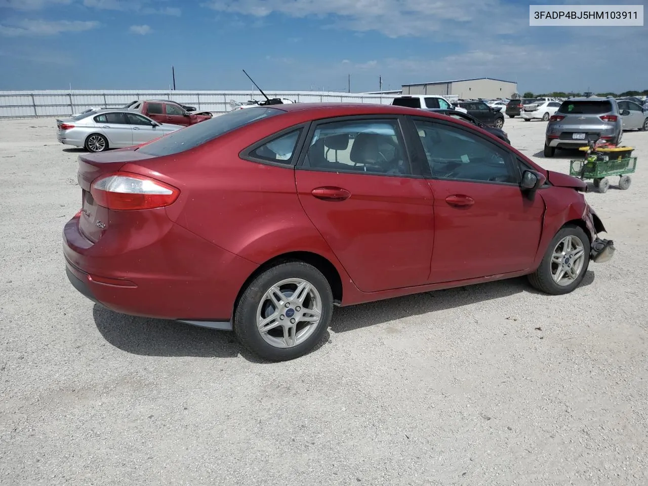 2017 Ford Fiesta Se VIN: 3FADP4BJ5HM103911 Lot: 74893924