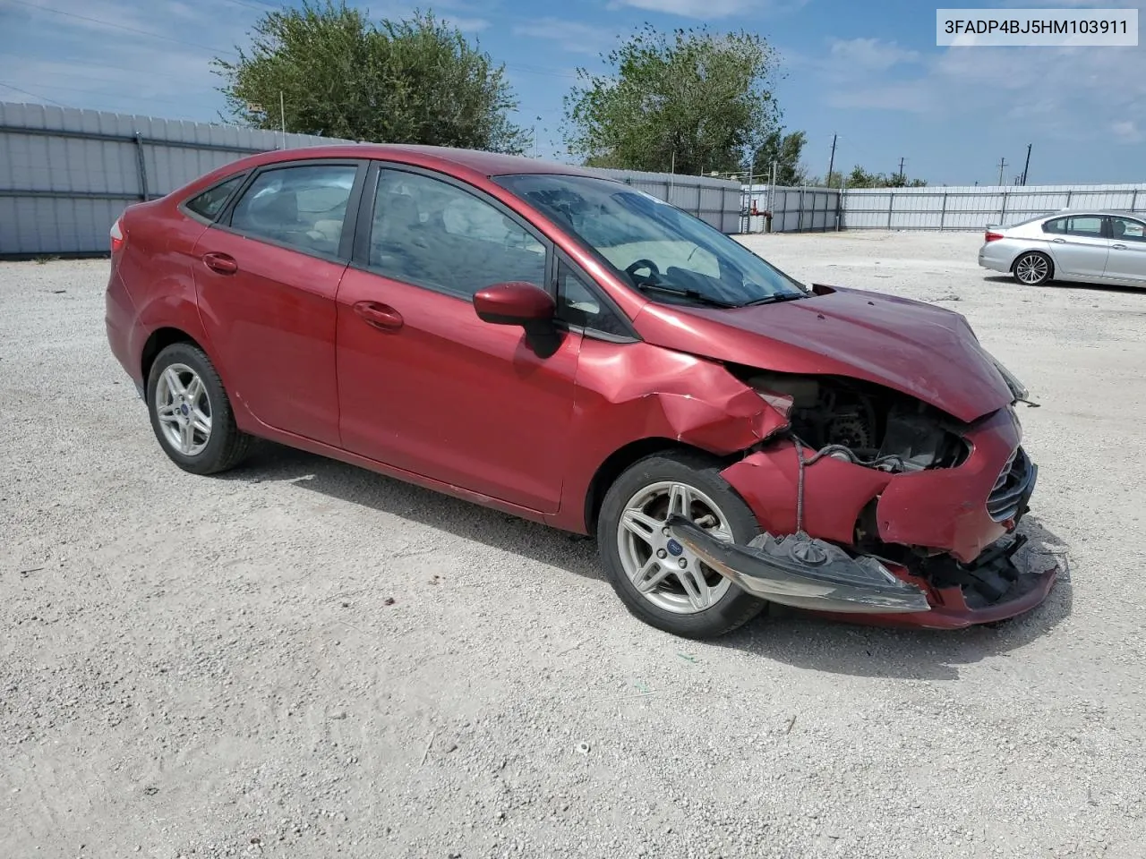 2017 Ford Fiesta Se VIN: 3FADP4BJ5HM103911 Lot: 74893924