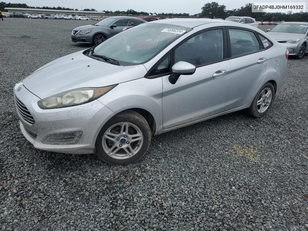 2017 Ford Fiesta Se VIN: 3FADP4BJ0HM169332 Lot: 74995224