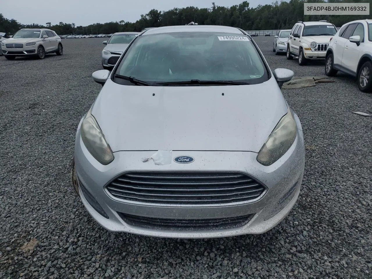 2017 Ford Fiesta Se VIN: 3FADP4BJ0HM169332 Lot: 74995224