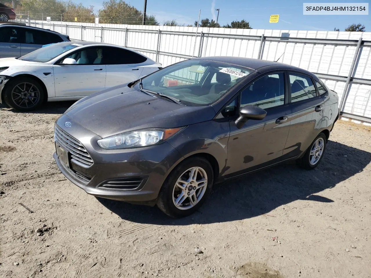 2017 Ford Fiesta Se VIN: 3FADP4BJ4HM132154 Lot: 75006124