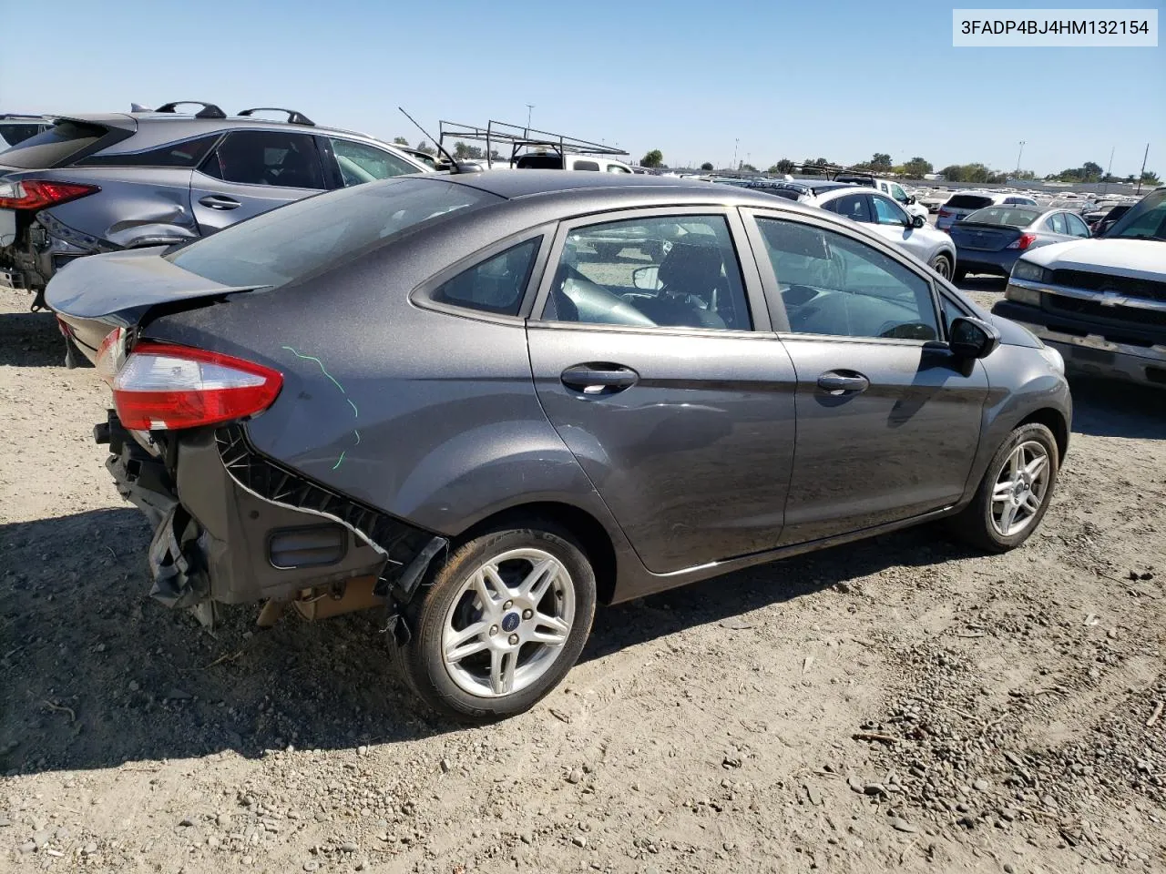 2017 Ford Fiesta Se VIN: 3FADP4BJ4HM132154 Lot: 75006124