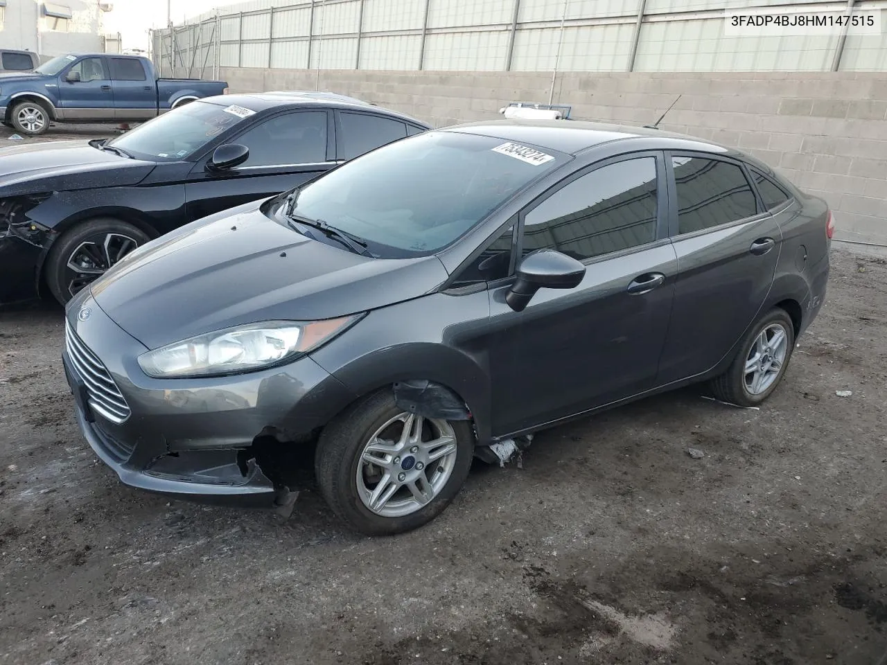 2017 Ford Fiesta Se VIN: 3FADP4BJ8HM147515 Lot: 75343274