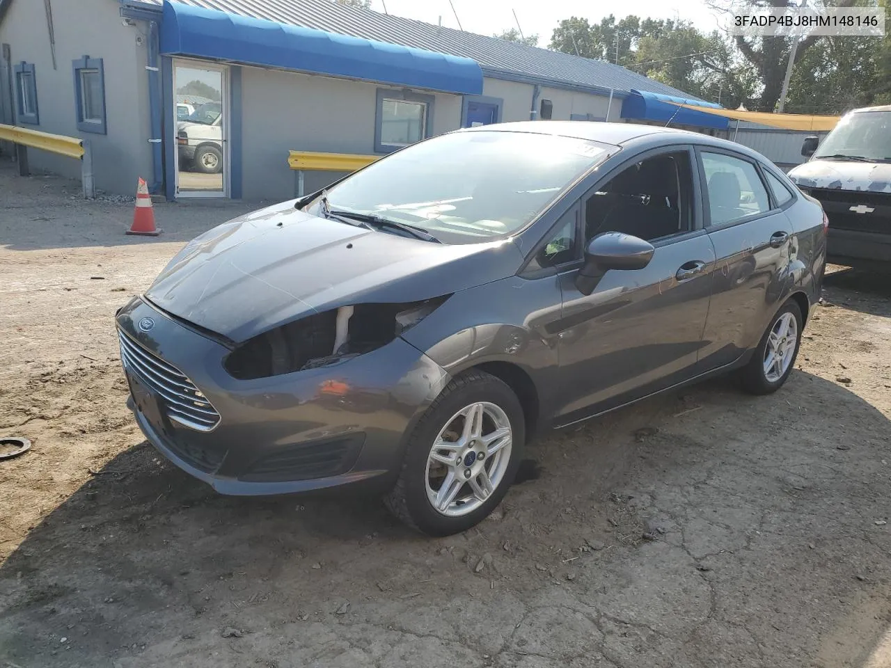 2017 Ford Fiesta Se VIN: 3FADP4BJ8HM148146 Lot: 75438544