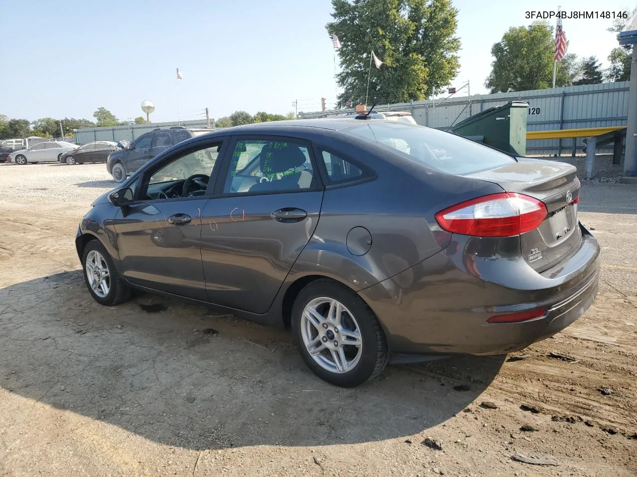 2017 Ford Fiesta Se VIN: 3FADP4BJ8HM148146 Lot: 75438544