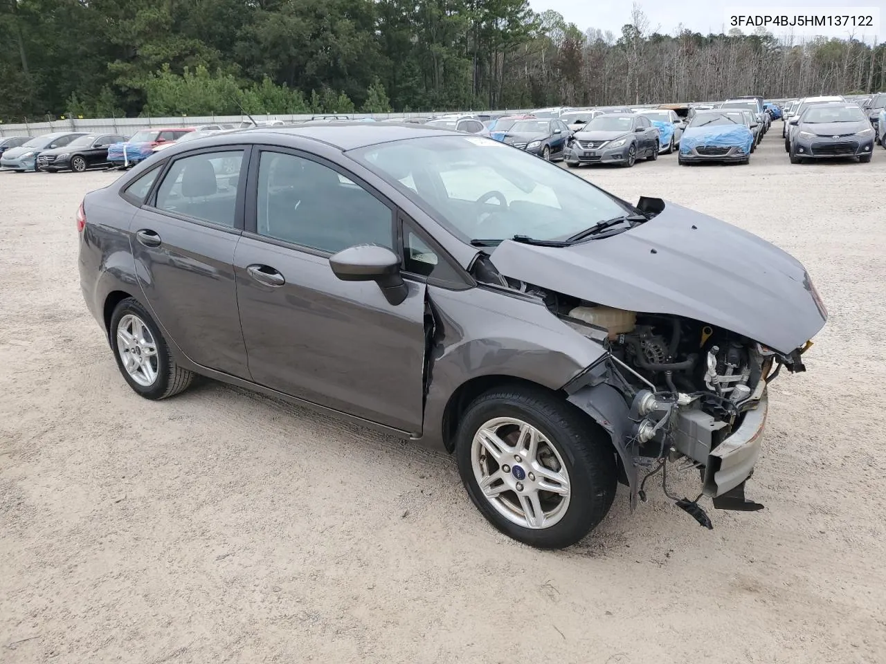 2017 Ford Fiesta Se VIN: 3FADP4BJ5HM137122 Lot: 75442734