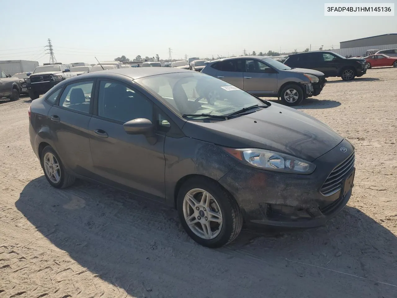 2017 Ford Fiesta Se VIN: 3FADP4BJ1HM145136 Lot: 75772824