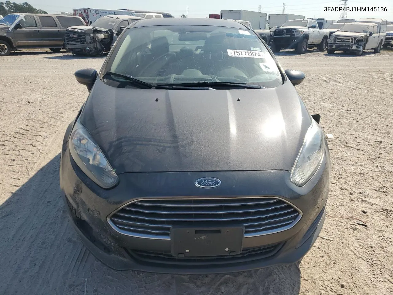 2017 Ford Fiesta Se VIN: 3FADP4BJ1HM145136 Lot: 75772824