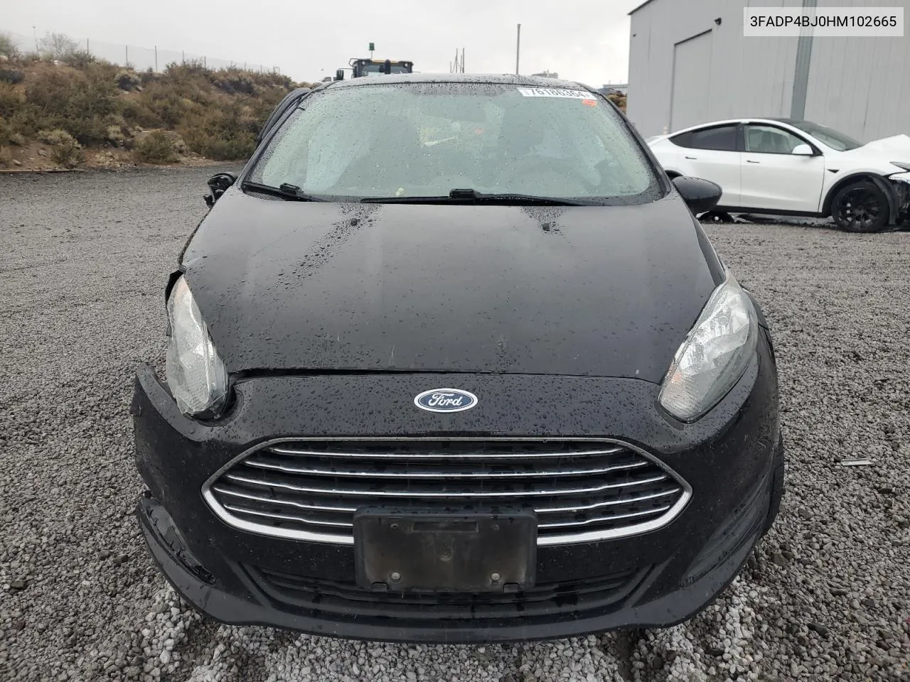 2017 Ford Fiesta Se VIN: 3FADP4BJ0HM102665 Lot: 76186364