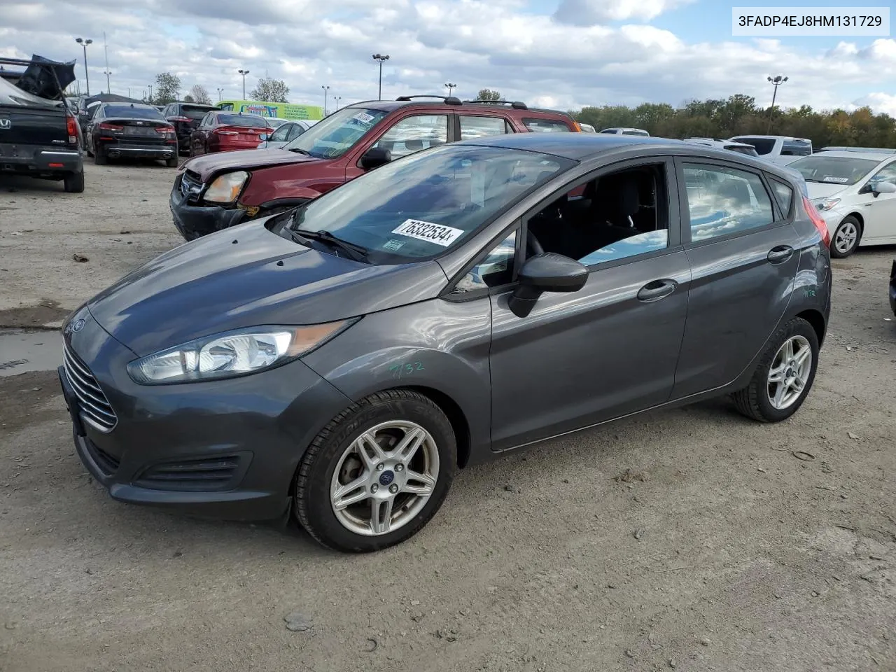 2017 Ford Fiesta Se VIN: 3FADP4EJ8HM131729 Lot: 76332534