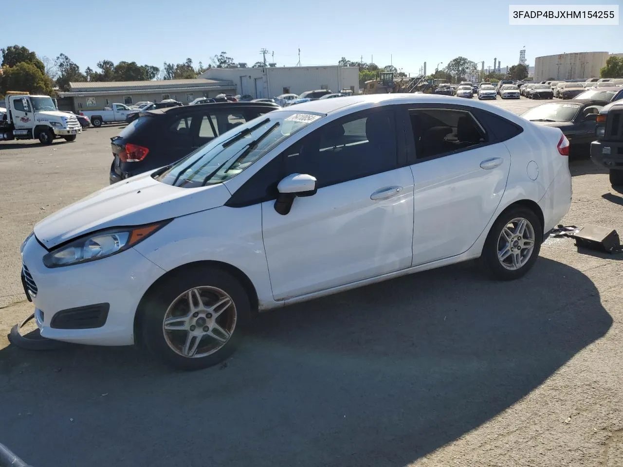 2017 Ford Fiesta Se VIN: 3FADP4BJXHM154255 Lot: 76410054