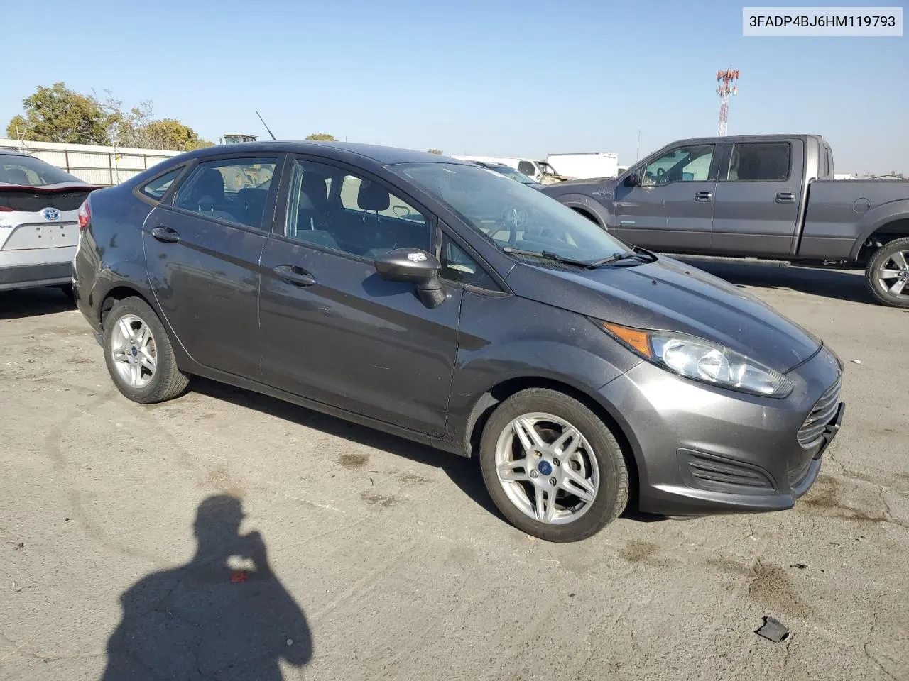 2017 Ford Fiesta Se VIN: 3FADP4BJ6HM119793 Lot: 76826284