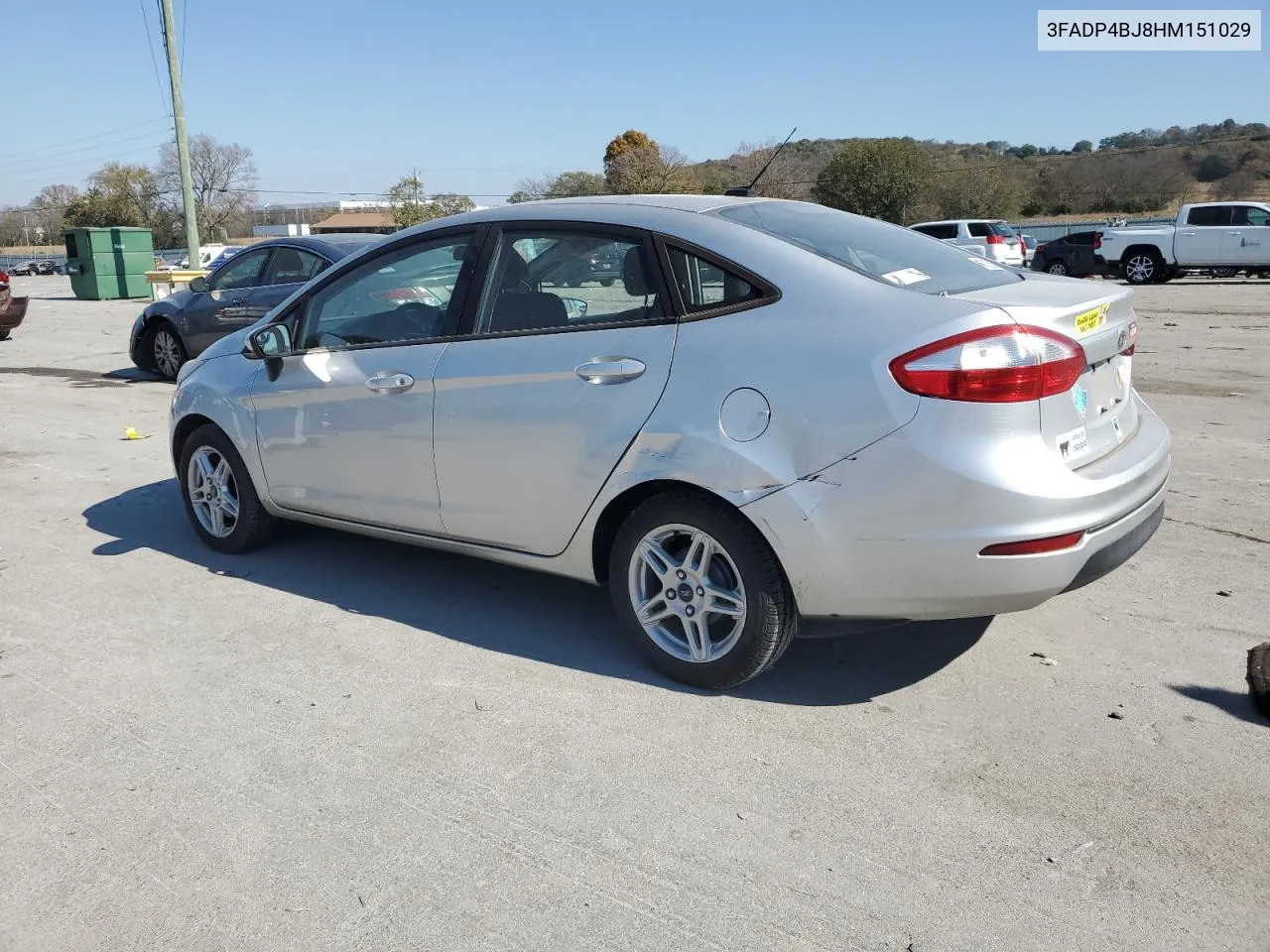 2017 Ford Fiesta Se VIN: 3FADP4BJ8HM151029 Lot: 77003884