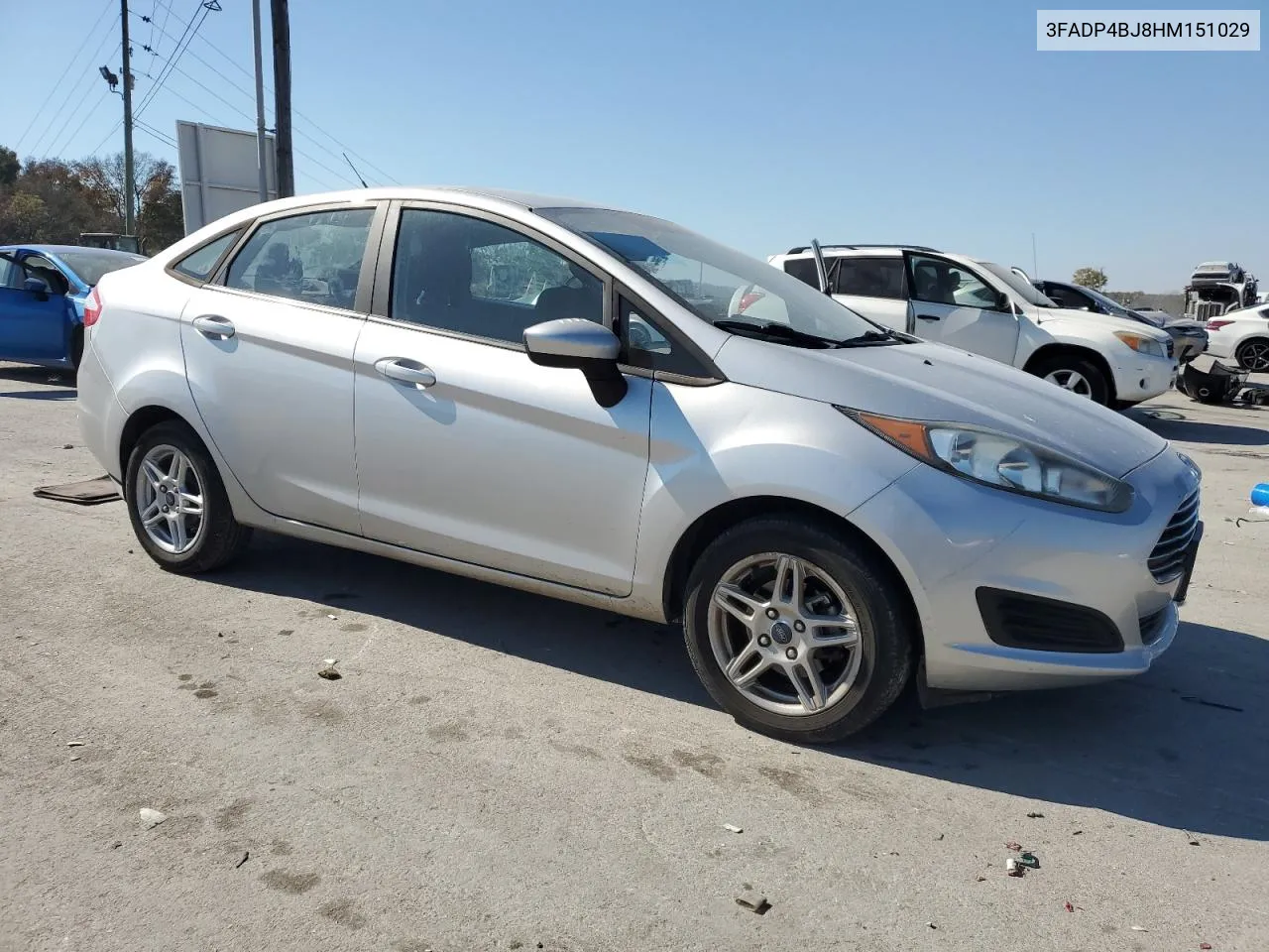 2017 Ford Fiesta Se VIN: 3FADP4BJ8HM151029 Lot: 77003884