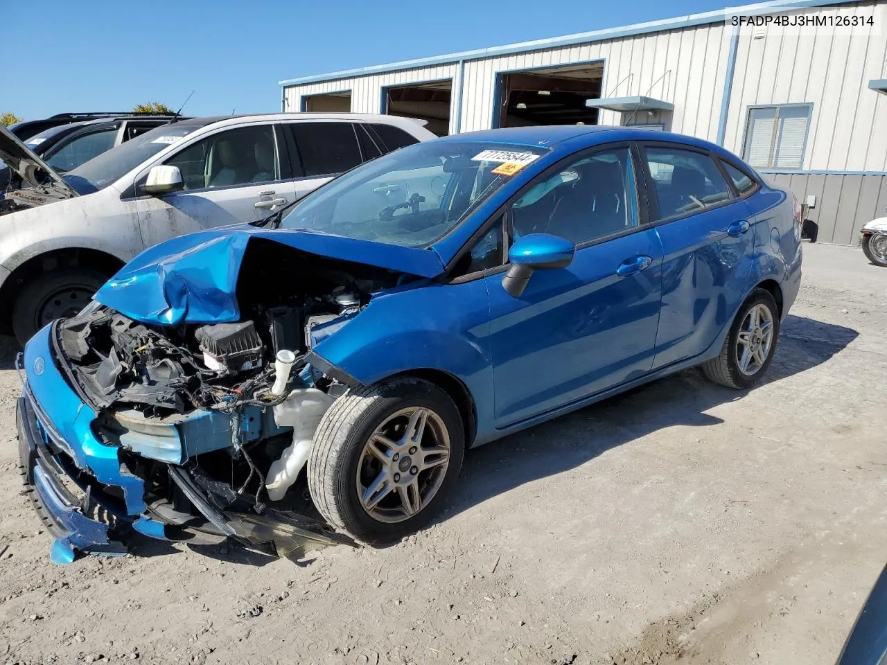 2017 Ford Fiesta Se VIN: 3FADP4BJ3HM126314 Lot: 77725544