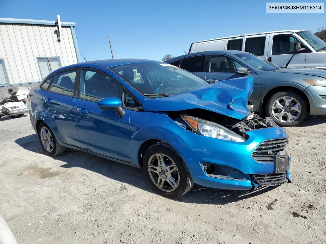 2017 Ford Fiesta Se VIN: 3FADP4BJ3HM126314 Lot: 77725544