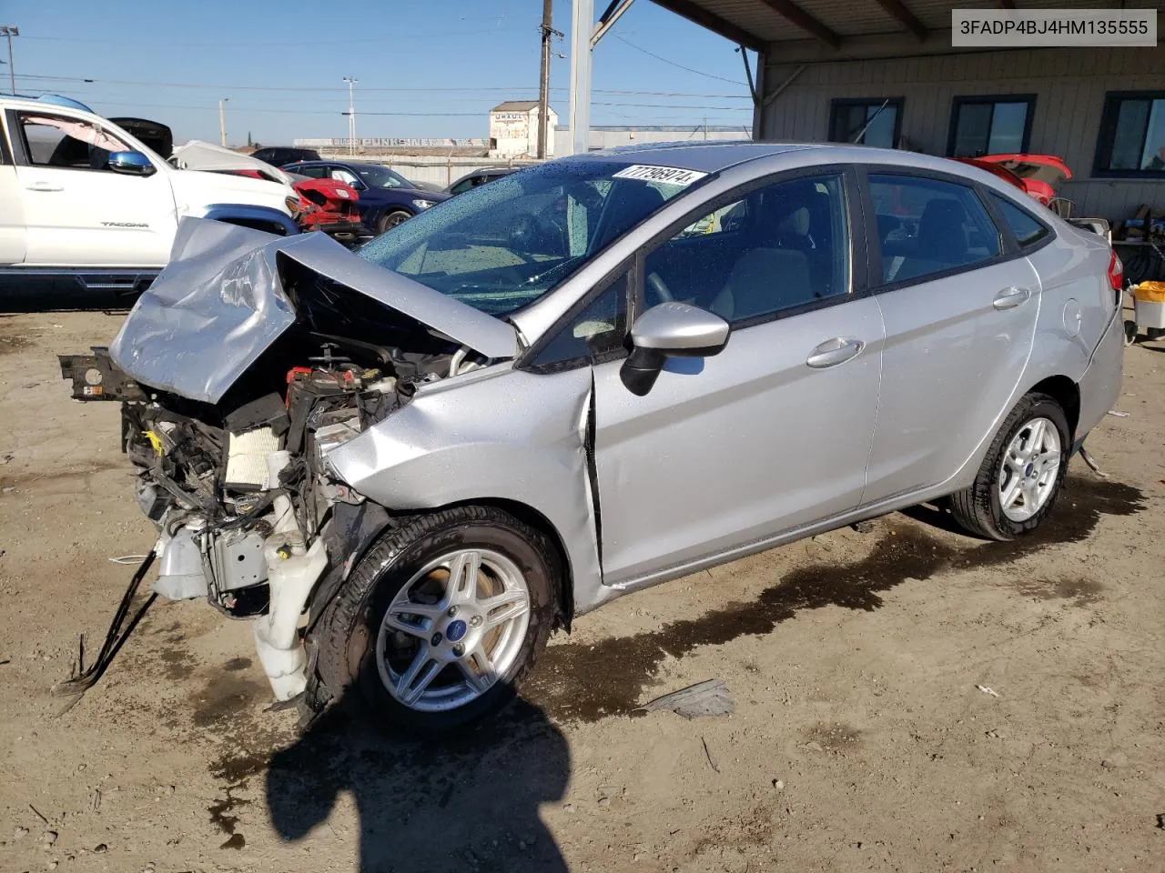 2017 Ford Fiesta Se VIN: 3FADP4BJ4HM135555 Lot: 77796974