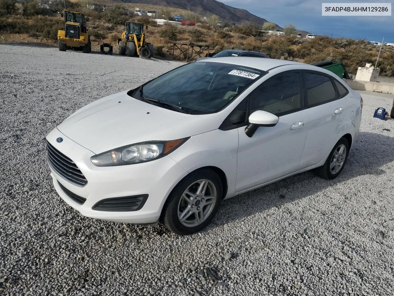 2017 Ford Fiesta Se VIN: 3FADP4BJ6HM129286 Lot: 77877364