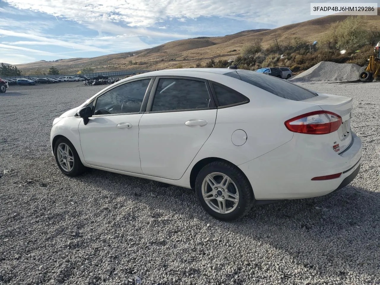 2017 Ford Fiesta Se VIN: 3FADP4BJ6HM129286 Lot: 77877364