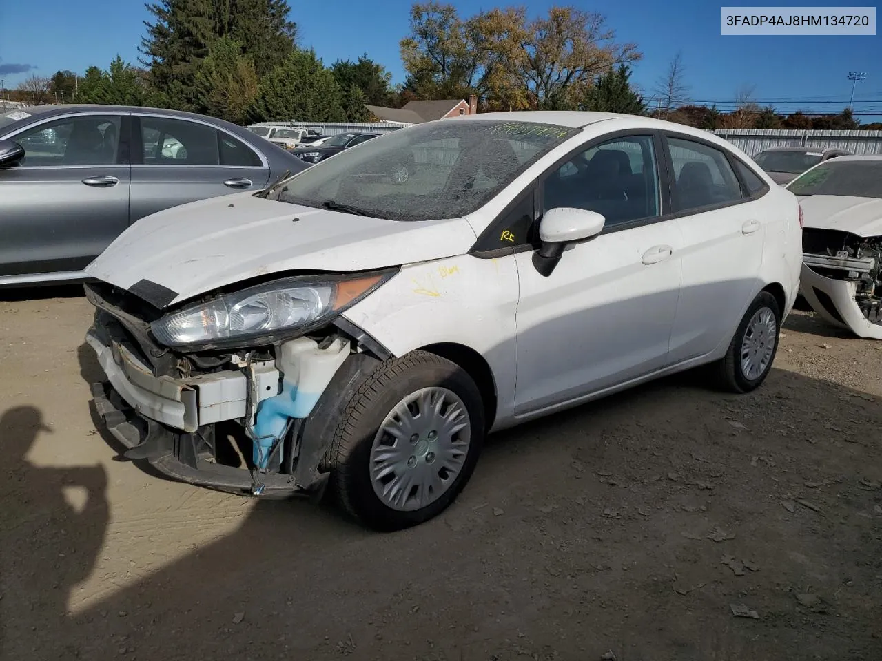 2017 Ford Fiesta S VIN: 3FADP4AJ8HM134720 Lot: 78657934