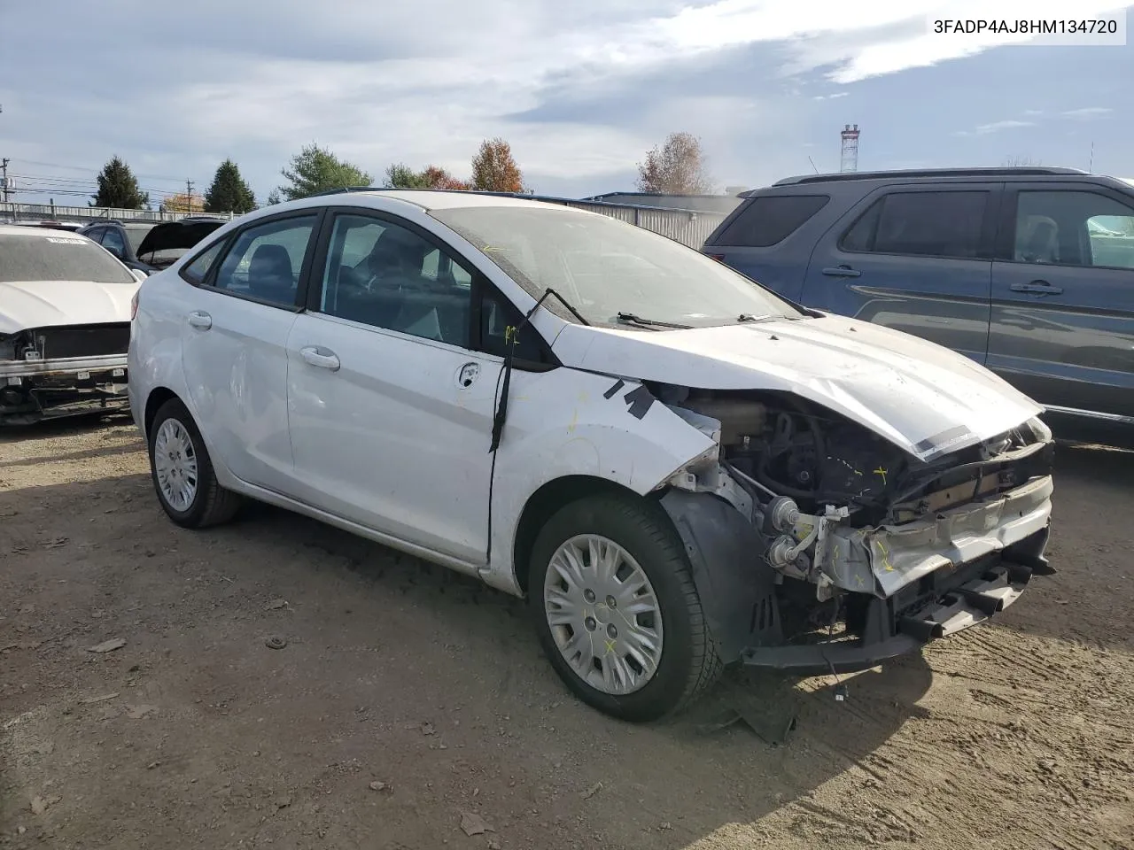 2017 Ford Fiesta S VIN: 3FADP4AJ8HM134720 Lot: 78657934