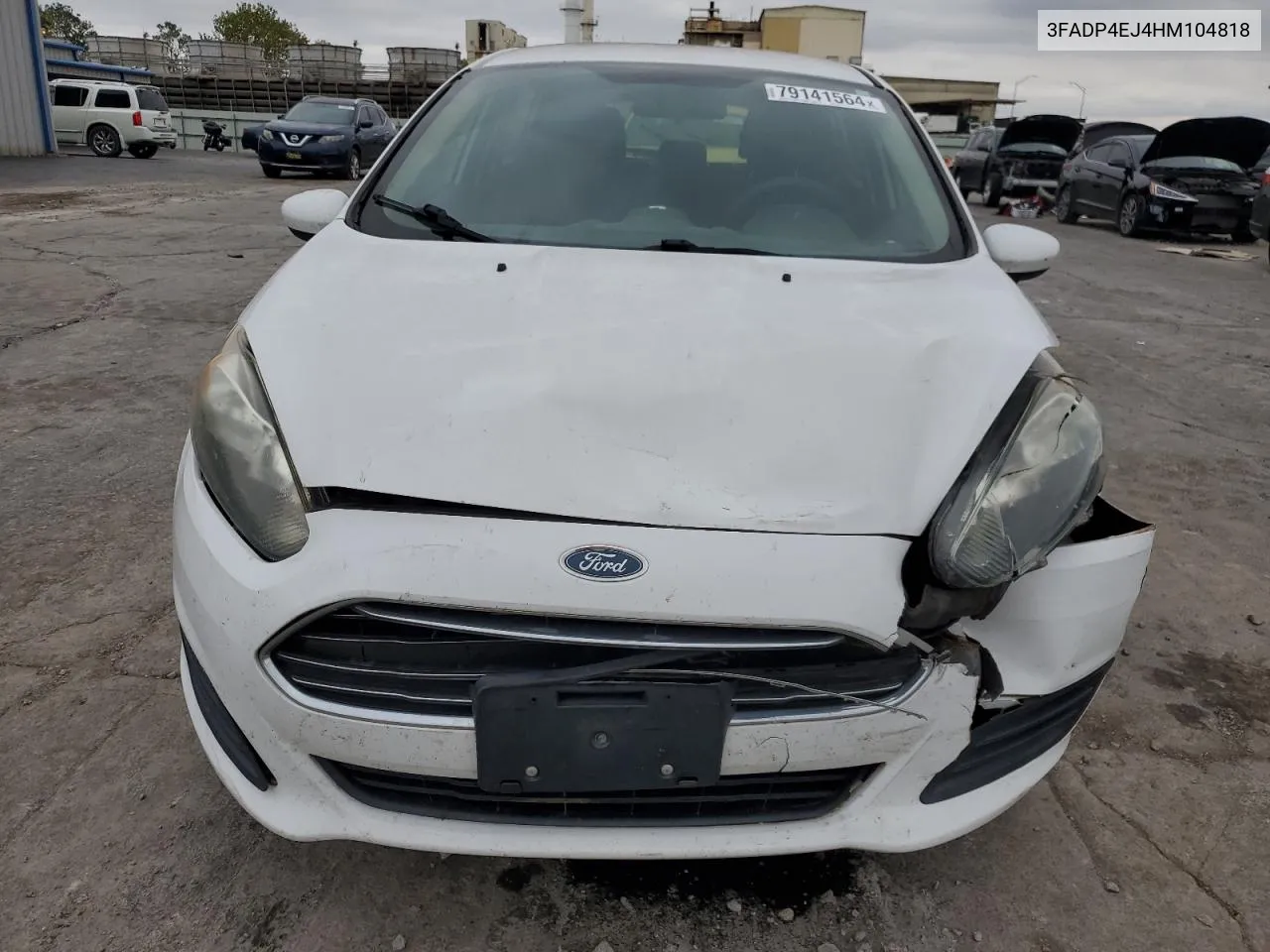 2017 Ford Fiesta Se VIN: 3FADP4EJ4HM104818 Lot: 79141564