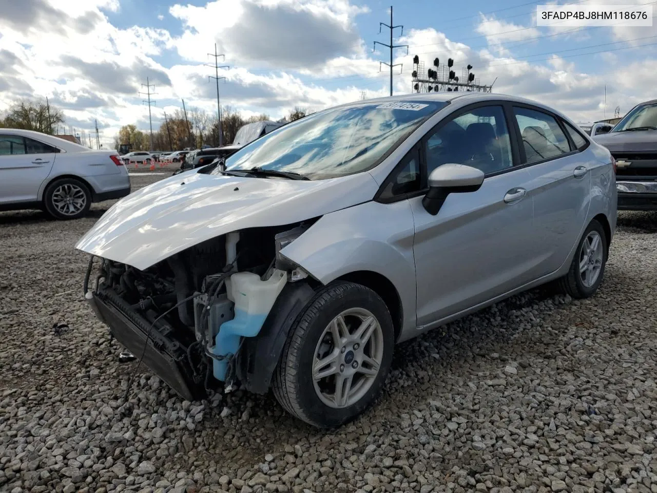 2017 Ford Fiesta Se VIN: 3FADP4BJ8HM118676 Lot: 79174754