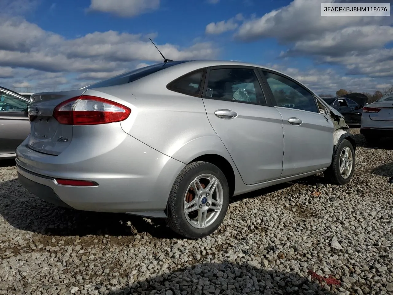 2017 Ford Fiesta Se VIN: 3FADP4BJ8HM118676 Lot: 79174754