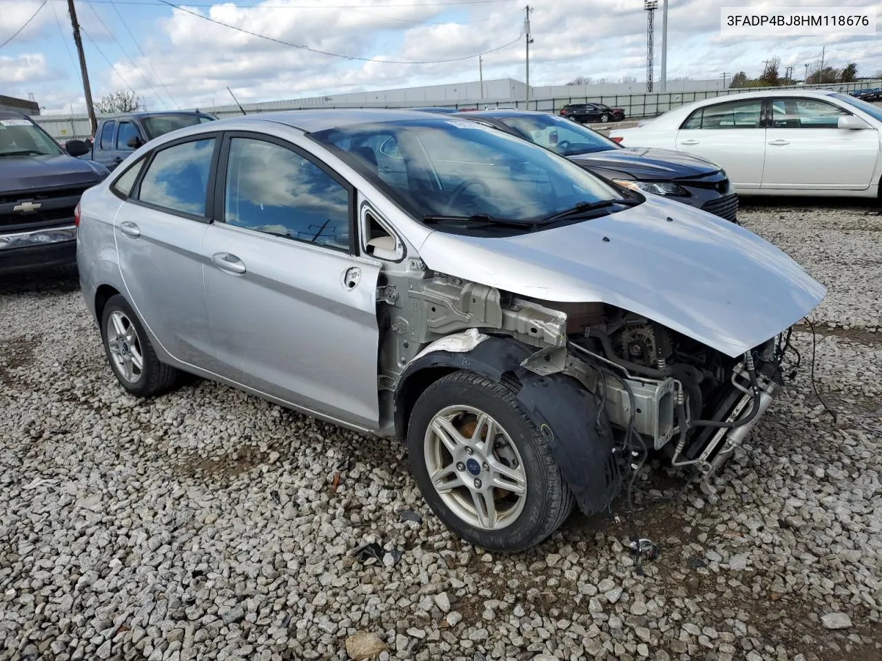 2017 Ford Fiesta Se VIN: 3FADP4BJ8HM118676 Lot: 79174754