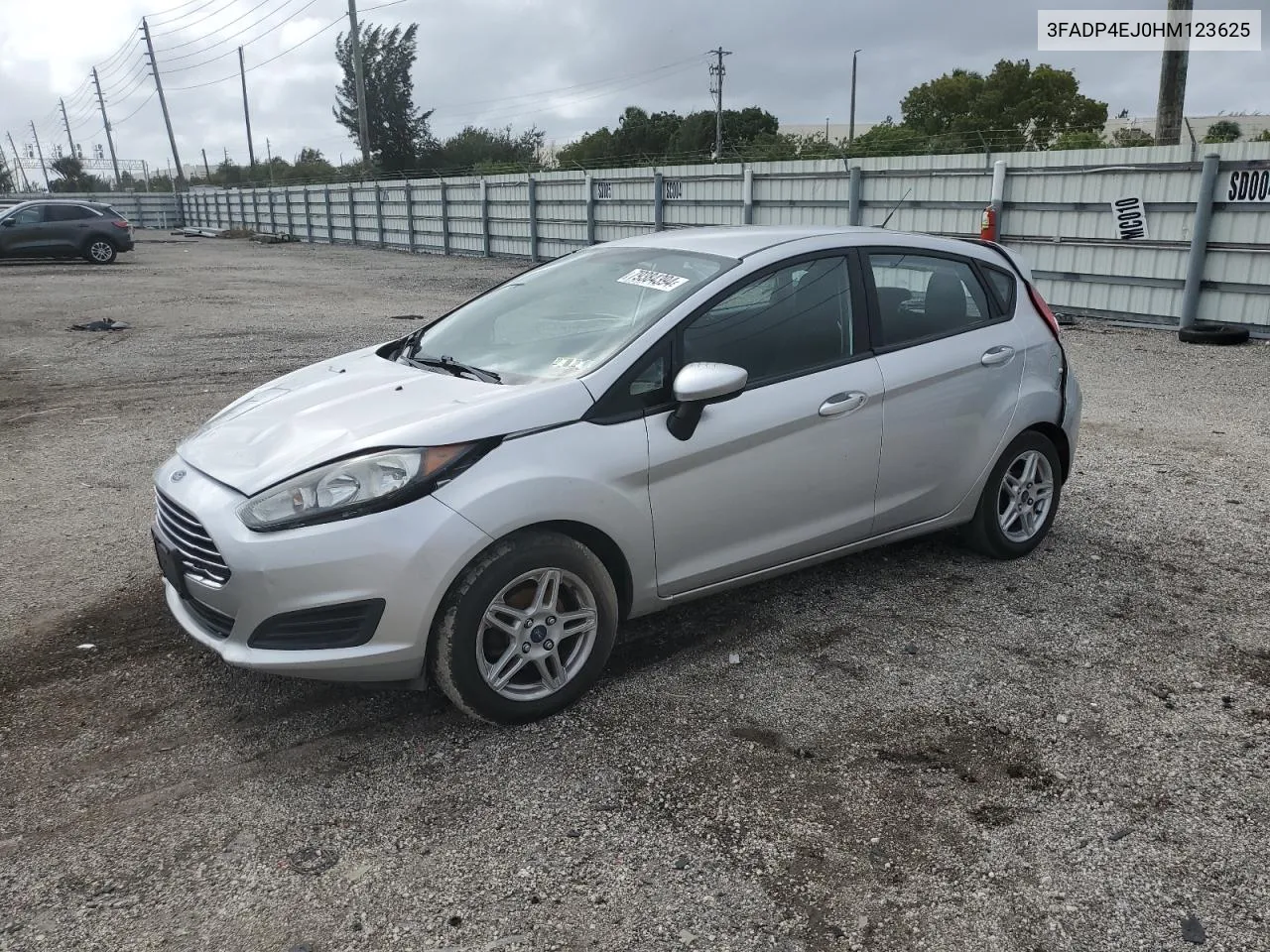 2017 Ford Fiesta Se VIN: 3FADP4EJ0HM123625 Lot: 79384394