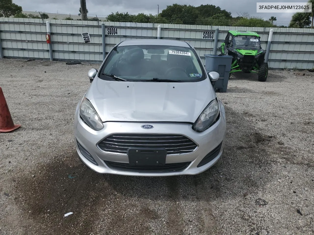 2017 Ford Fiesta Se VIN: 3FADP4EJ0HM123625 Lot: 79384394