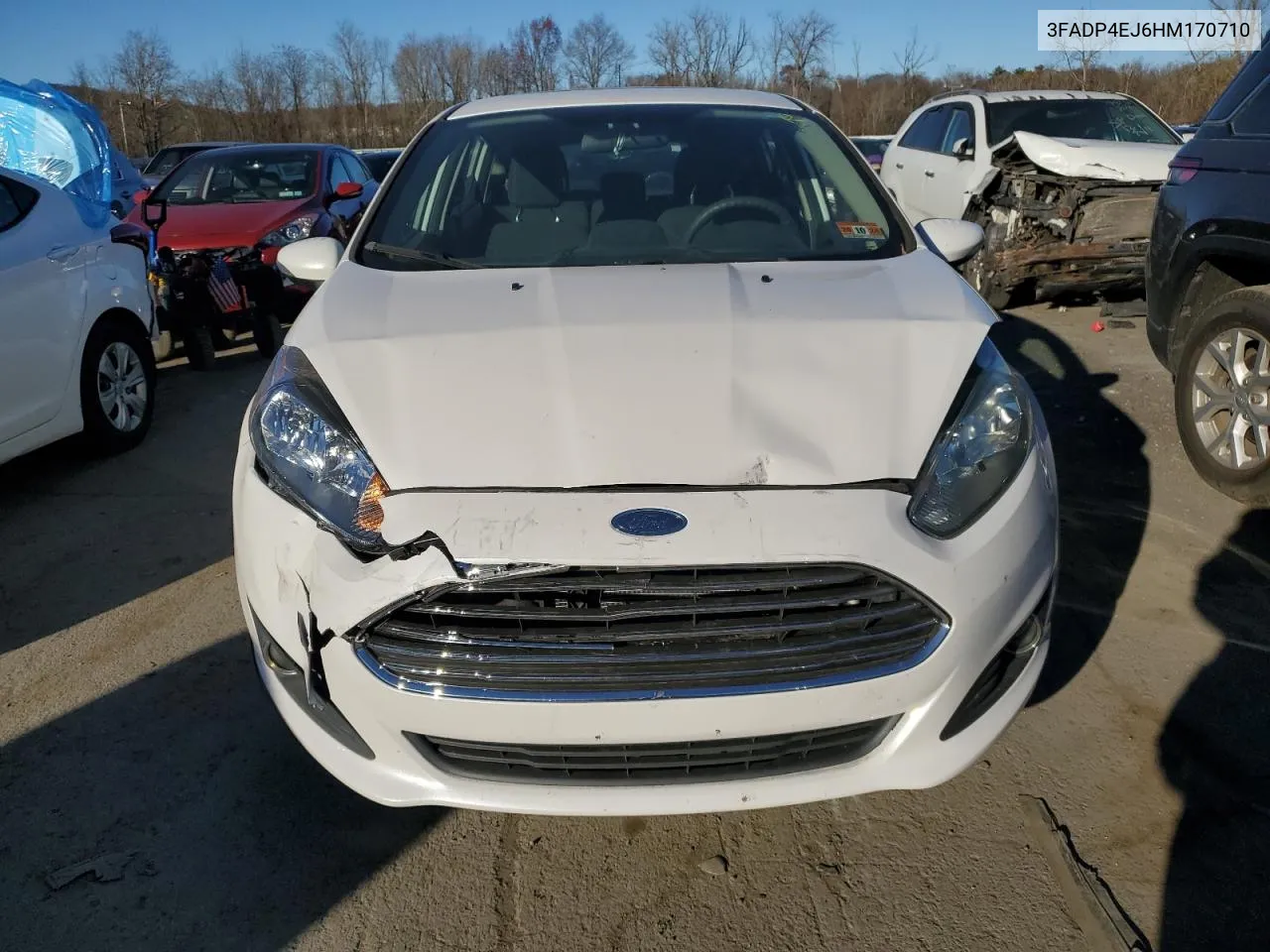 2017 Ford Fiesta Se VIN: 3FADP4EJ6HM170710 Lot: 79681824