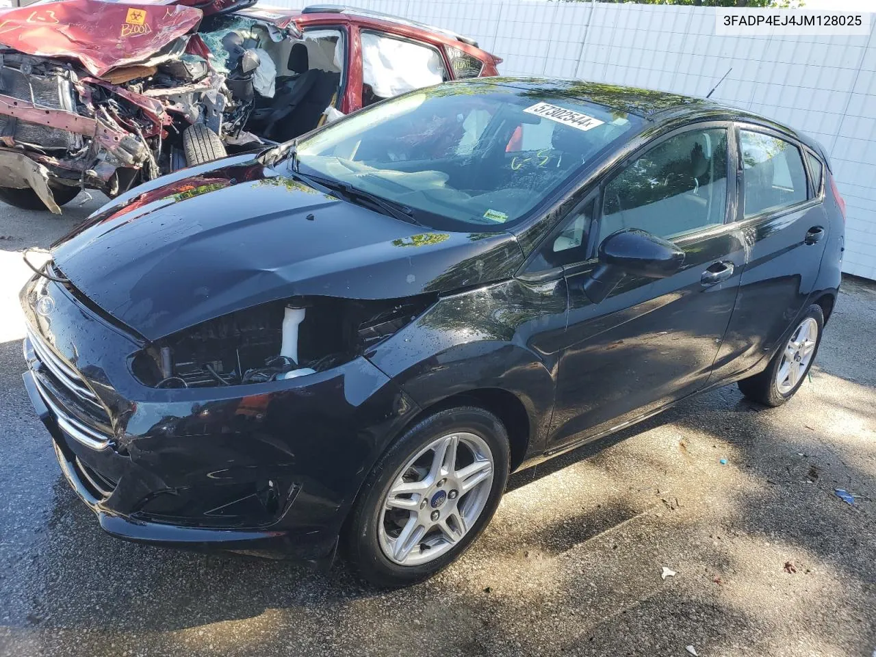 2018 Ford Fiesta Se VIN: 3FADP4EJ4JM128025 Lot: 57302544