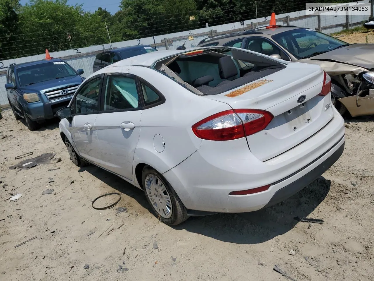 2018 Ford Fiesta S VIN: 3FADP4AJ7JM134083 Lot: 59043414