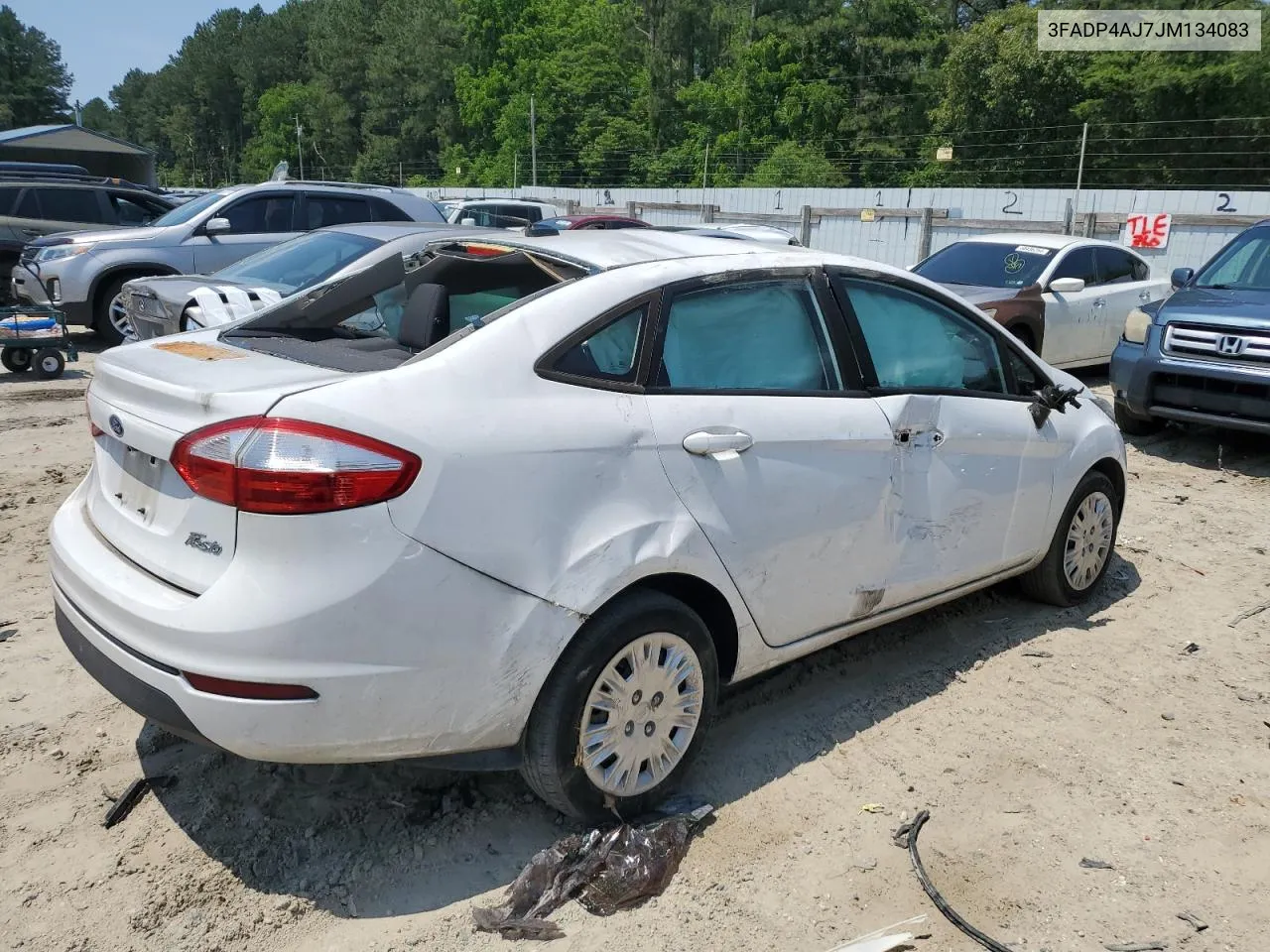 2018 Ford Fiesta S VIN: 3FADP4AJ7JM134083 Lot: 59043414