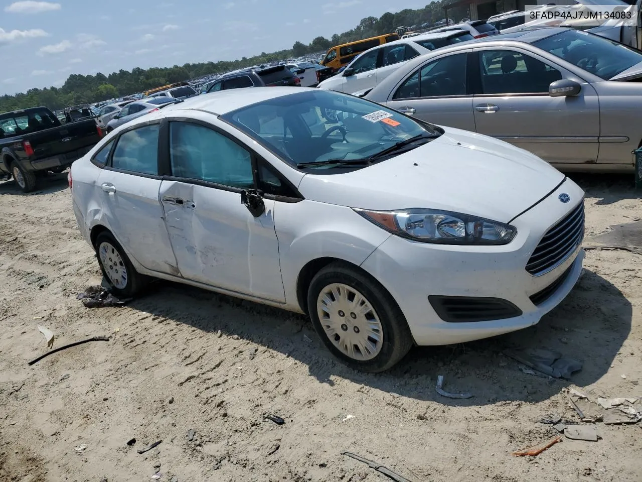 2018 Ford Fiesta S VIN: 3FADP4AJ7JM134083 Lot: 59043414